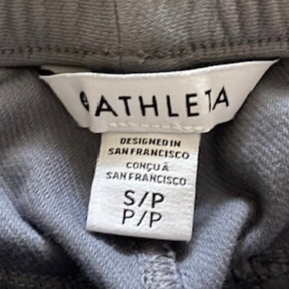 Athleta Farallon Grey Pull On Pants S/P P/P - Picture 3 of 4